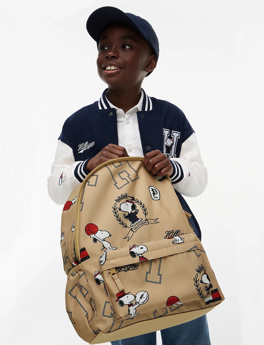 Tommy Hilfiger - PEANUTS BACKPACK - backpacks - camel - 0