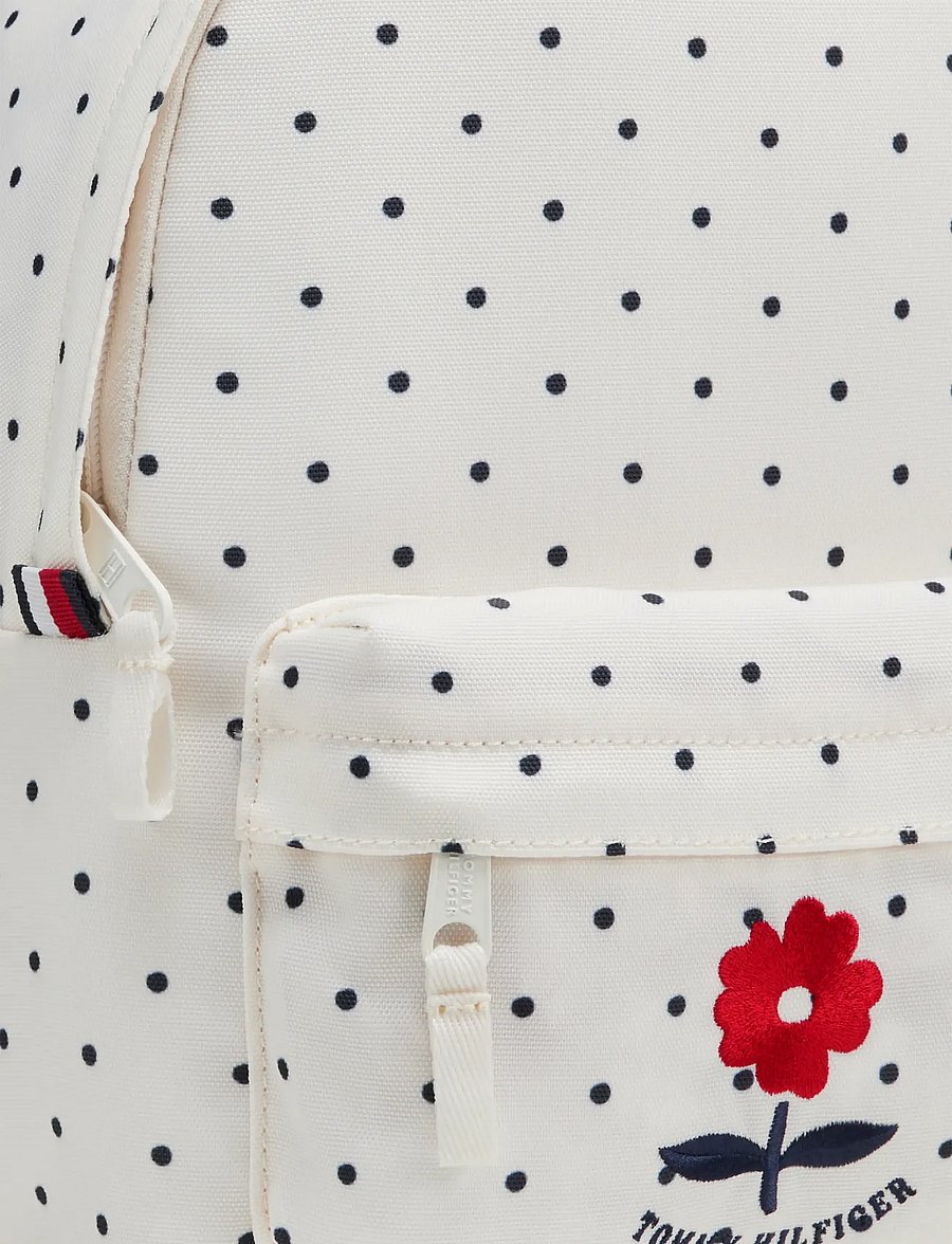 Tommy Hilfiger - AOP Mini BACKPACK - backpacks - ivory petal - 2