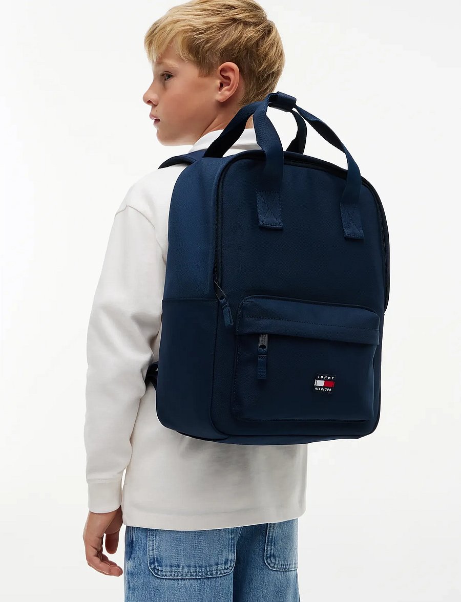 Tommy Hilfiger - Heritage Badge Backpack - backpacks - dark blue - 0