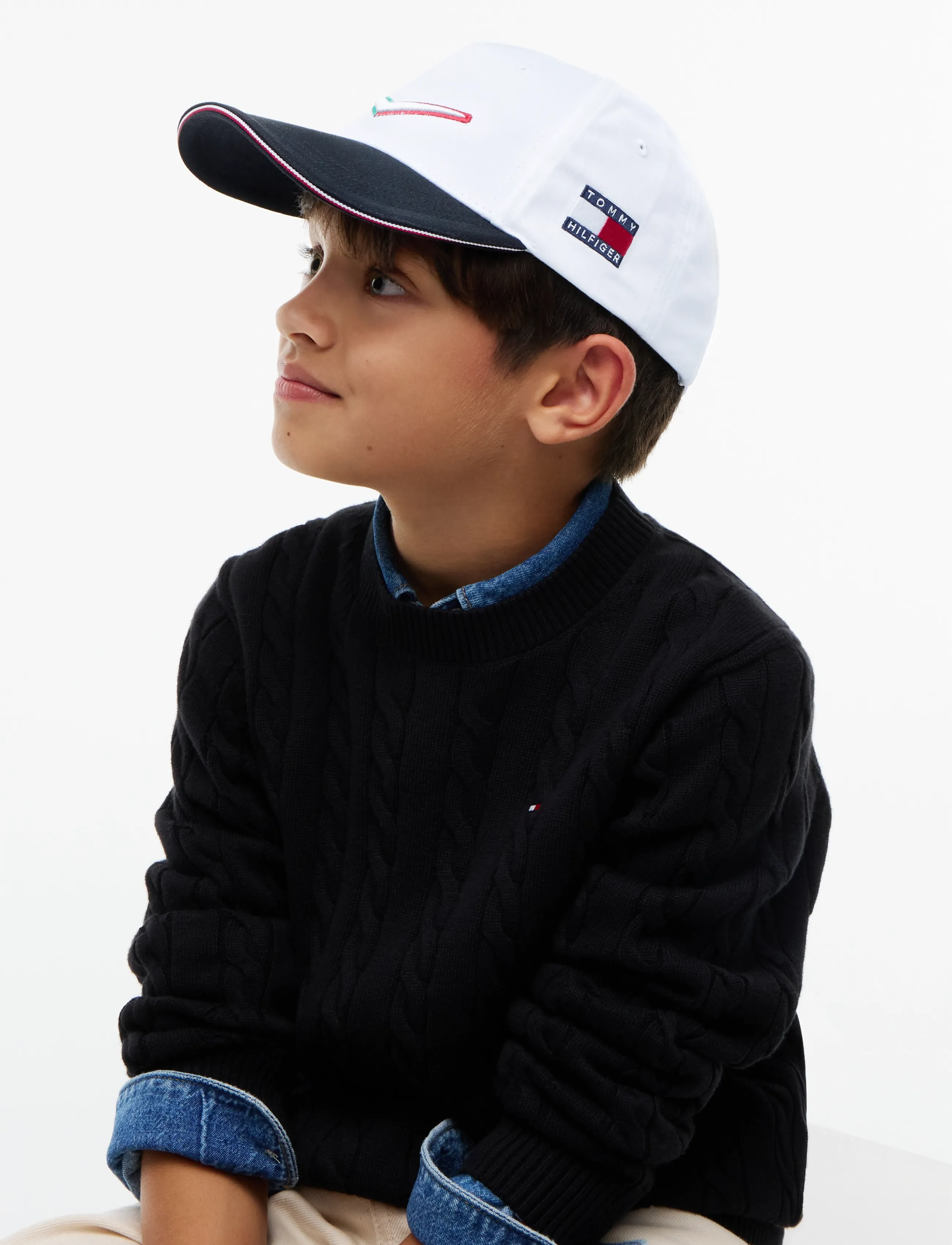 Tommy Hilfiger - TH X CF1 MEXICO CHEVRON CAP - kasketter & caps - white - 3