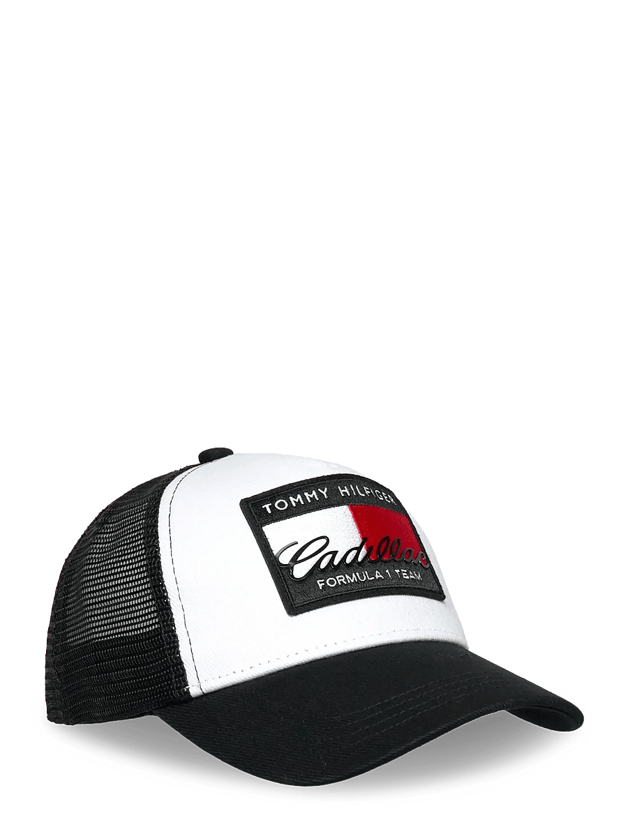 Tommy Hilfiger - TH X CF1 FLAG TRUCKER CAP - nokamütsid - black - 1