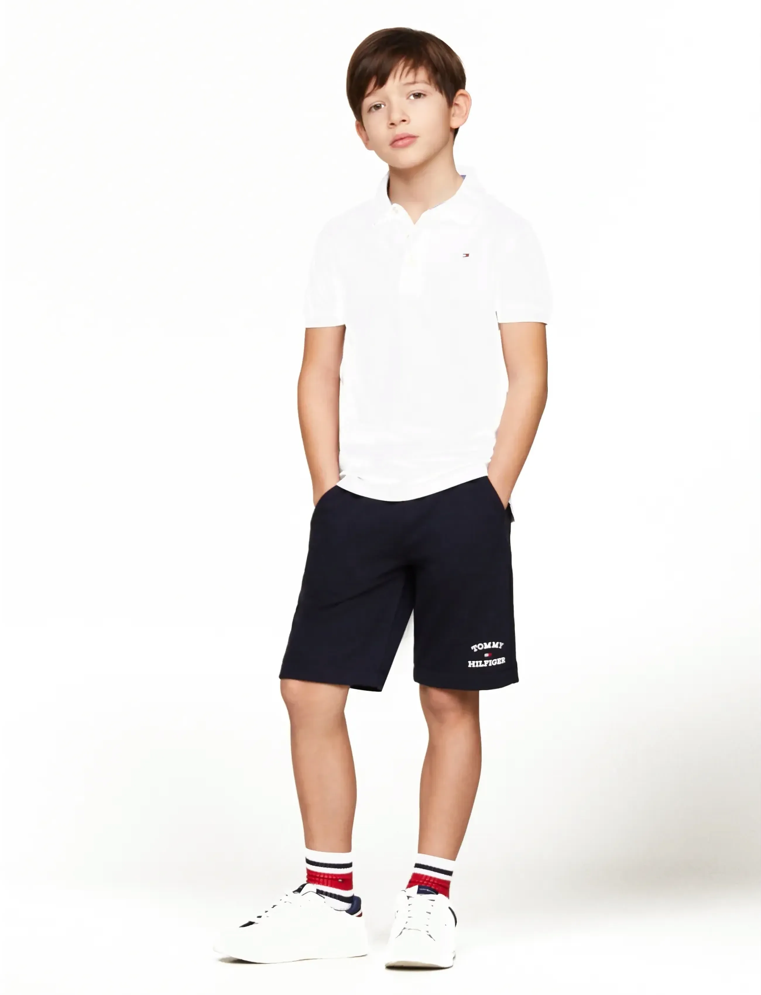 Tommy Hilfiger - BOYS TOMMY POLO S/S - kortermede poloskjorter - bright white - 5