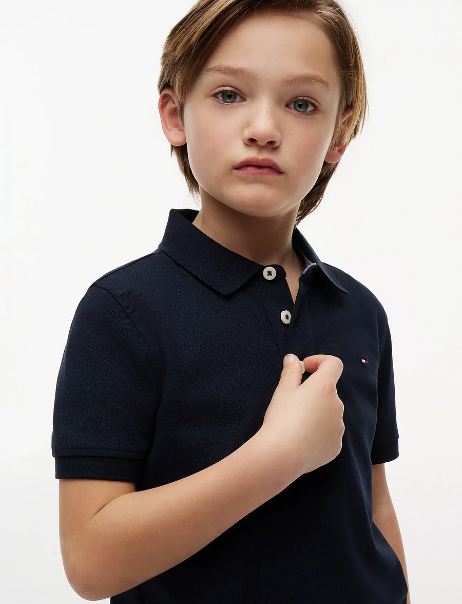 Tommy Hilfiger - BOYS TOMMY POLO S/S - polos à manches courtes - sky captain - 4