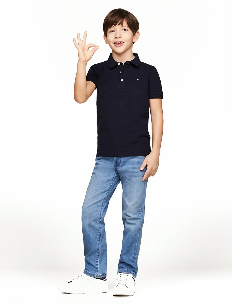 Tommy Hilfiger - BOYS TOMMY POLO S/S - kortærmede poloer - sky captain - 5