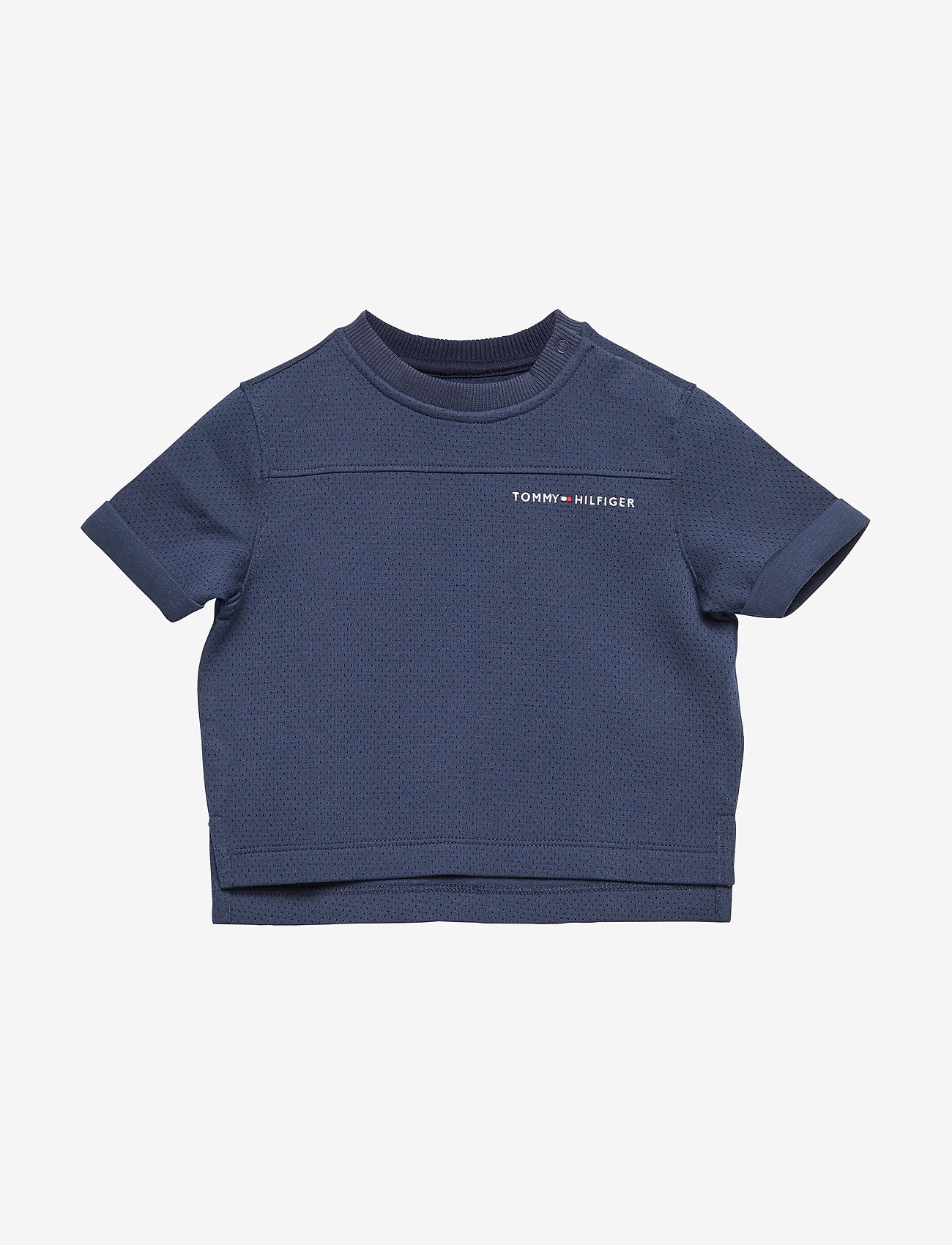Tommy Hilfiger - ROLL SLEEVE SWEATSHI - black iris - 0