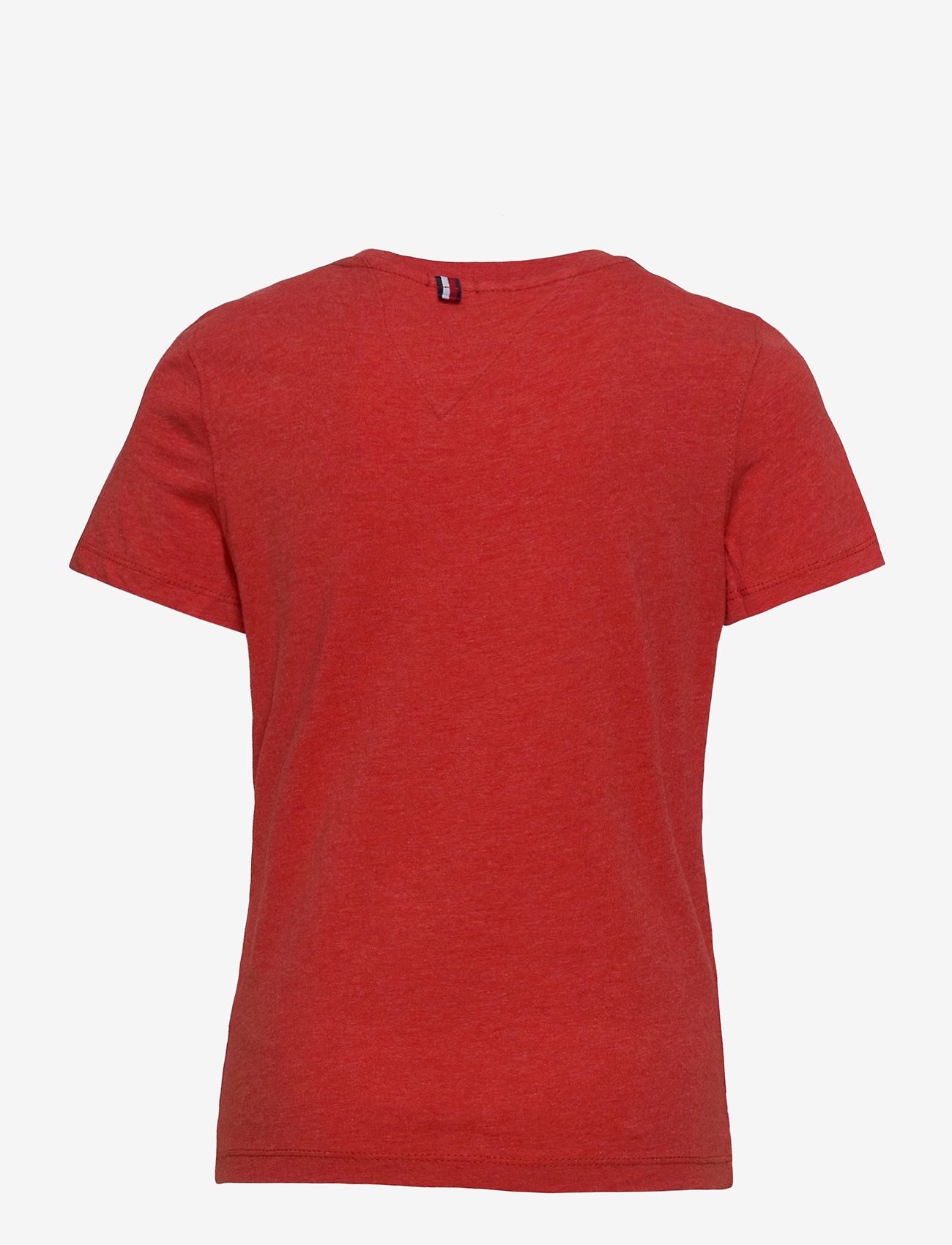 Tommy Hilfiger - BOYS BASIC CN KNIT S/S - kortärmade t-shirts - apple red heather - 1