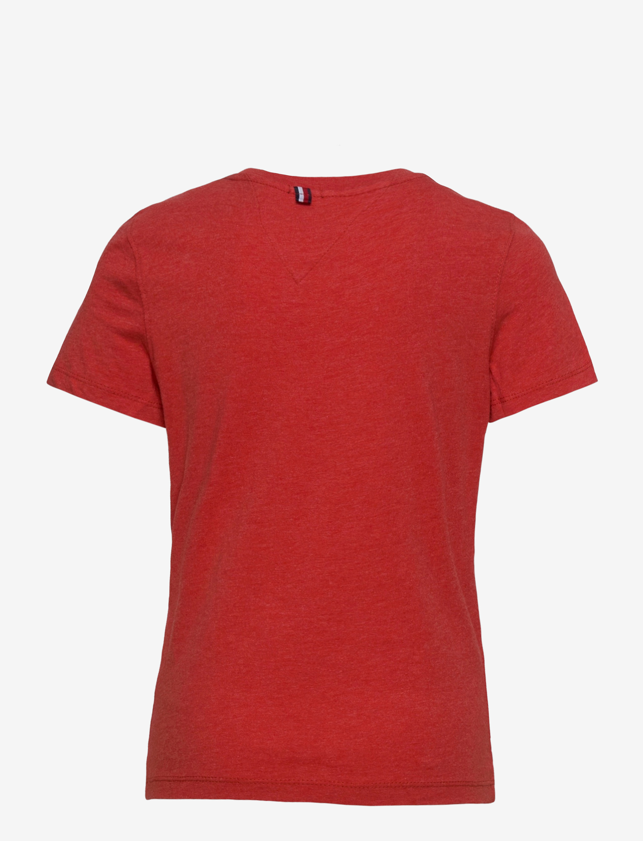 Tommy Hilfiger - BOYS BASIC CN KNIT S/S - kortærmede t-shirts - apple red heather - 1