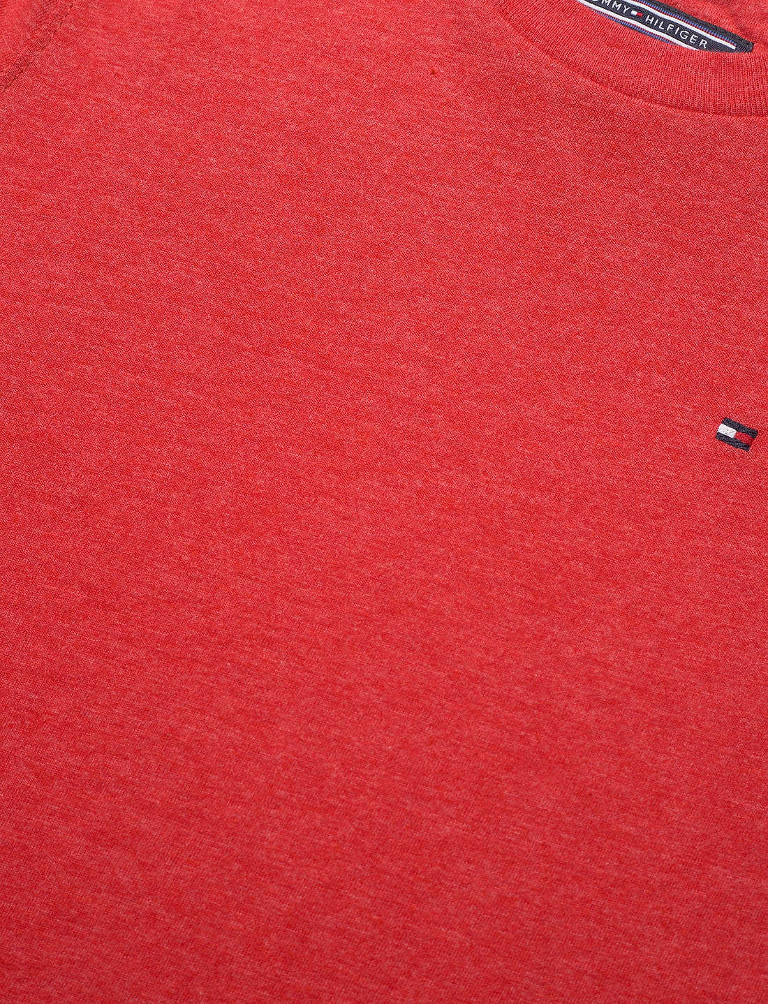 Tommy Hilfiger - BOYS BASIC CN KNIT S/S - lyhythihaiset t-paidat - apple red heather - 2
