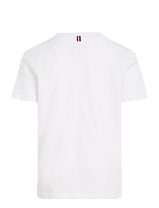 Tommy Hilfiger BOYS BASIC CN KNIT S/S - Kinginõuanded - BRIGHT WHITE / white