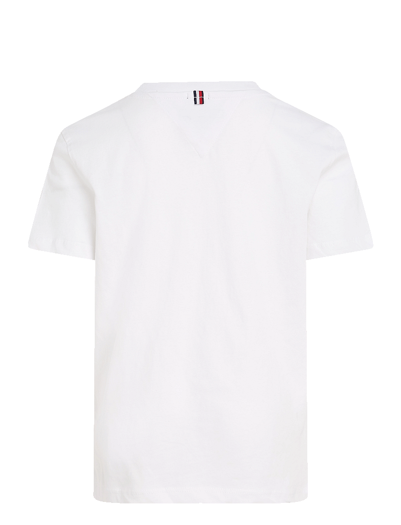 Tommy Hilfiger - BOYS BASIC CN KNIT S/S - kortærmede t-shirts - bright white - 2