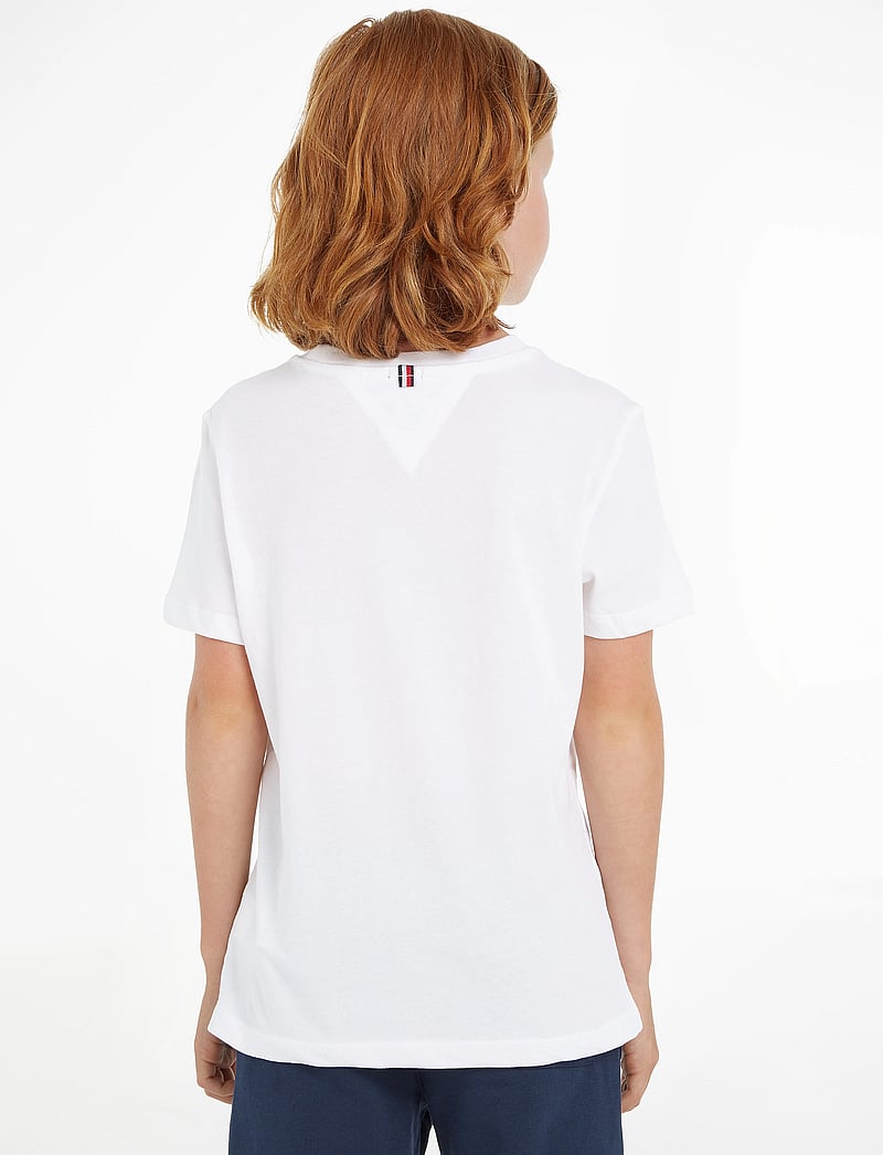 Tommy Hilfiger - BOYS BASIC CN KNIT S/S - kortærmede t-shirts - bright white - 3
