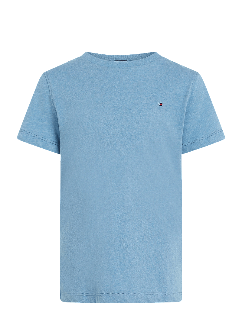 Tommy Hilfiger - BOYS BASIC CN KNIT S/S - kurzärmelige - dark allure heather - 1