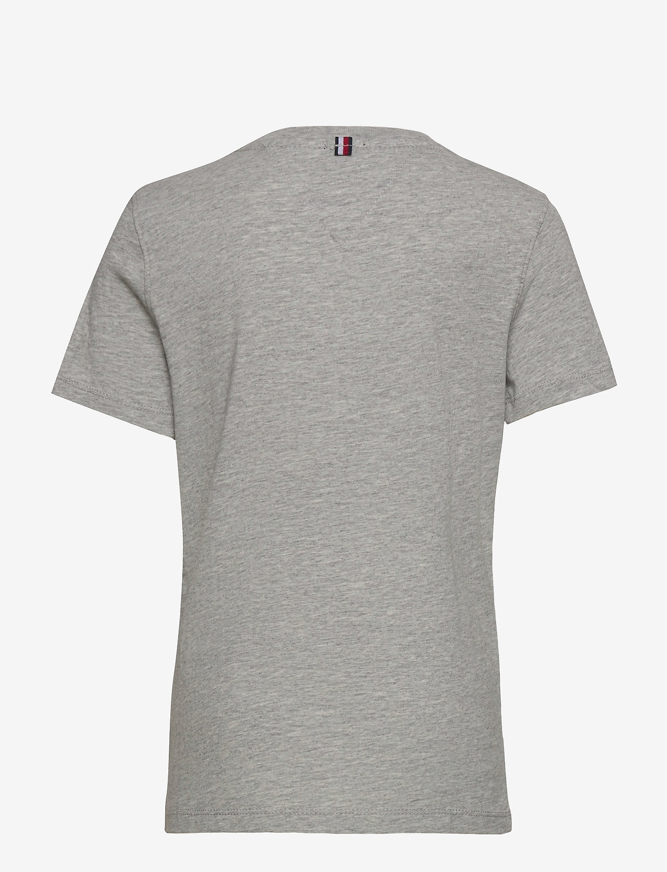 Tommy Hilfiger - BOYS BASIC CN KNIT S/S - kortærmede t-shirts - grey heather - 2