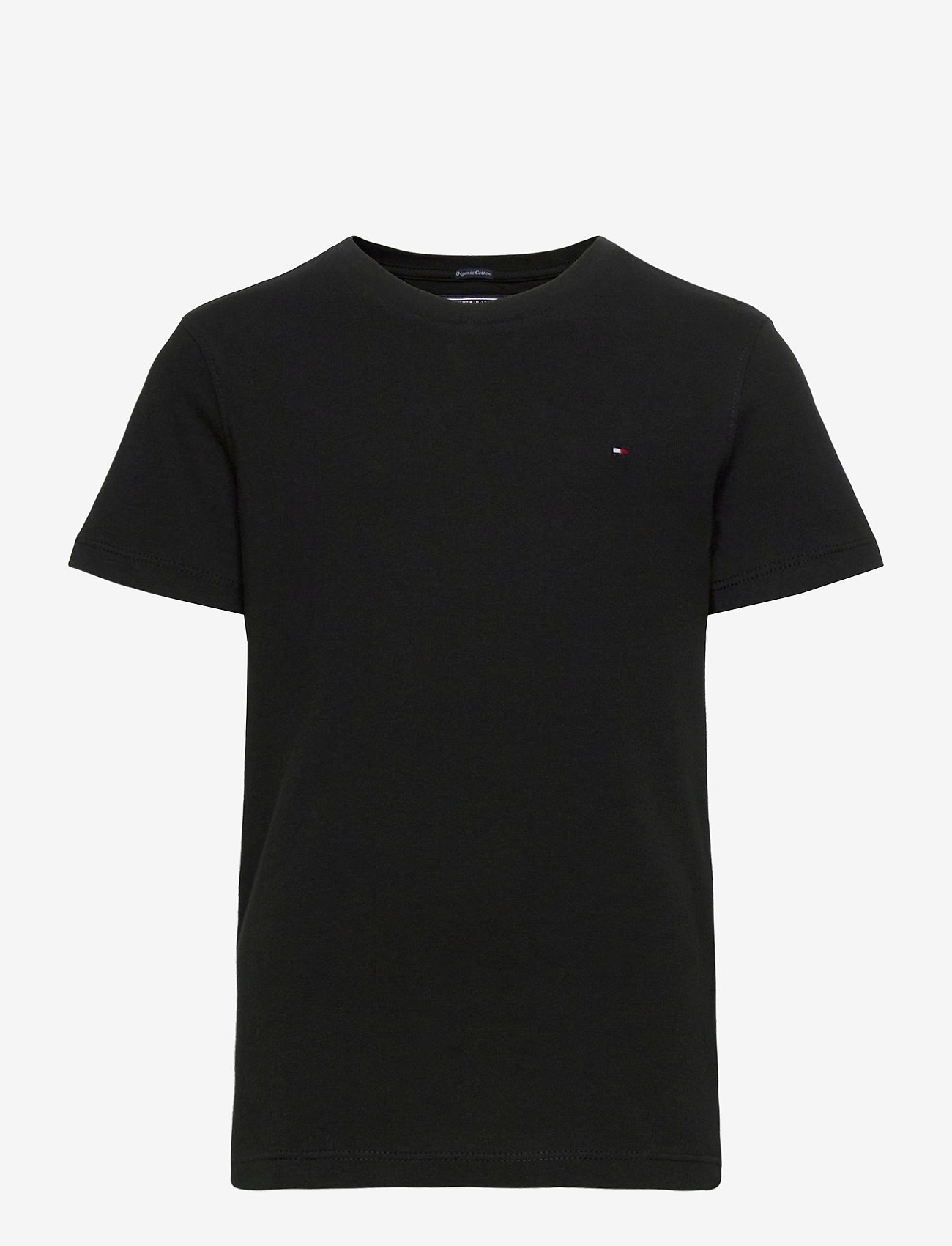 Tommy Hilfiger - BOYS BASIC CN KNIT S/S - kortärmade t-shirts - meteorite - 1