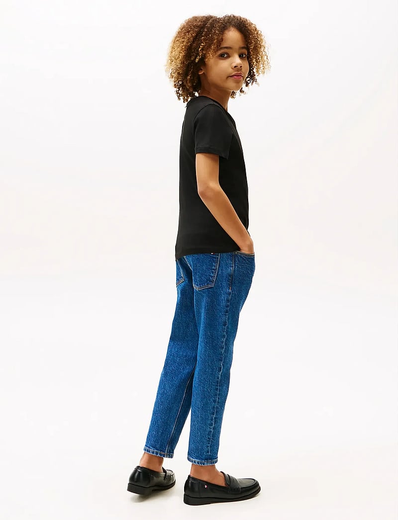 Tommy Hilfiger - BOYS BASIC CN KNIT S/S - kortärmade t-shirts - meteorite - 3