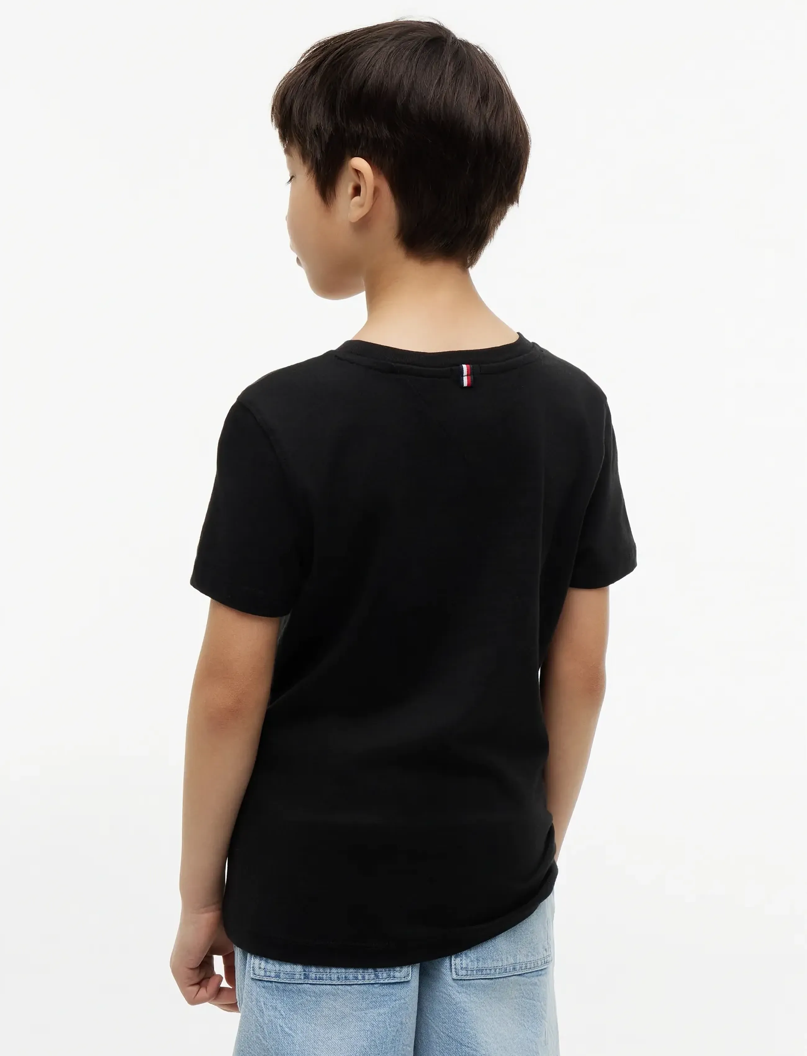 Tommy Hilfiger - BOYS BASIC CN KNIT S/S - t-shirts - meteorite - 3