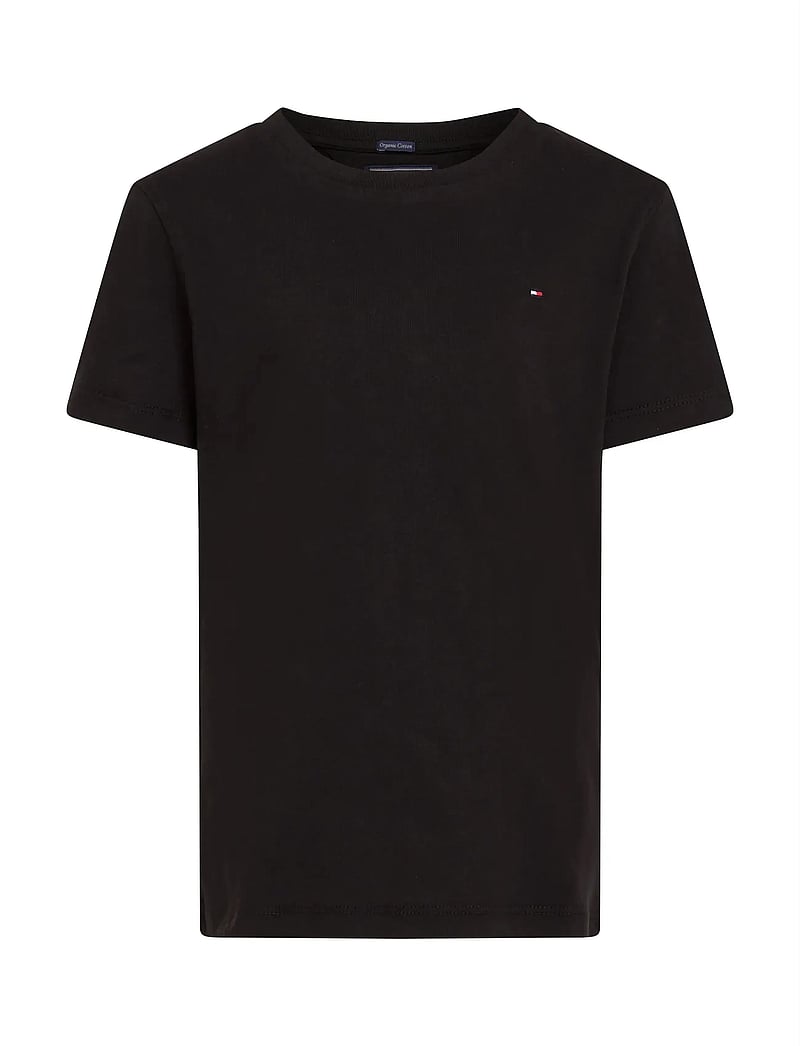 Tommy Hilfiger - BOYS BASIC CN KNIT S/S - kortärmade t-shirts - meteorite - 5