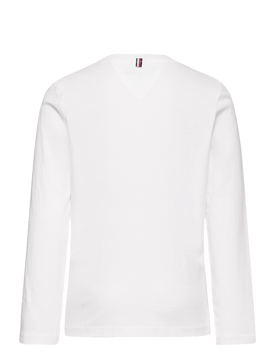 Tommy Hilfiger - BOYS BASIC CN KNIT L/S - pikkade varrukatega t-särgid - bright white - 2