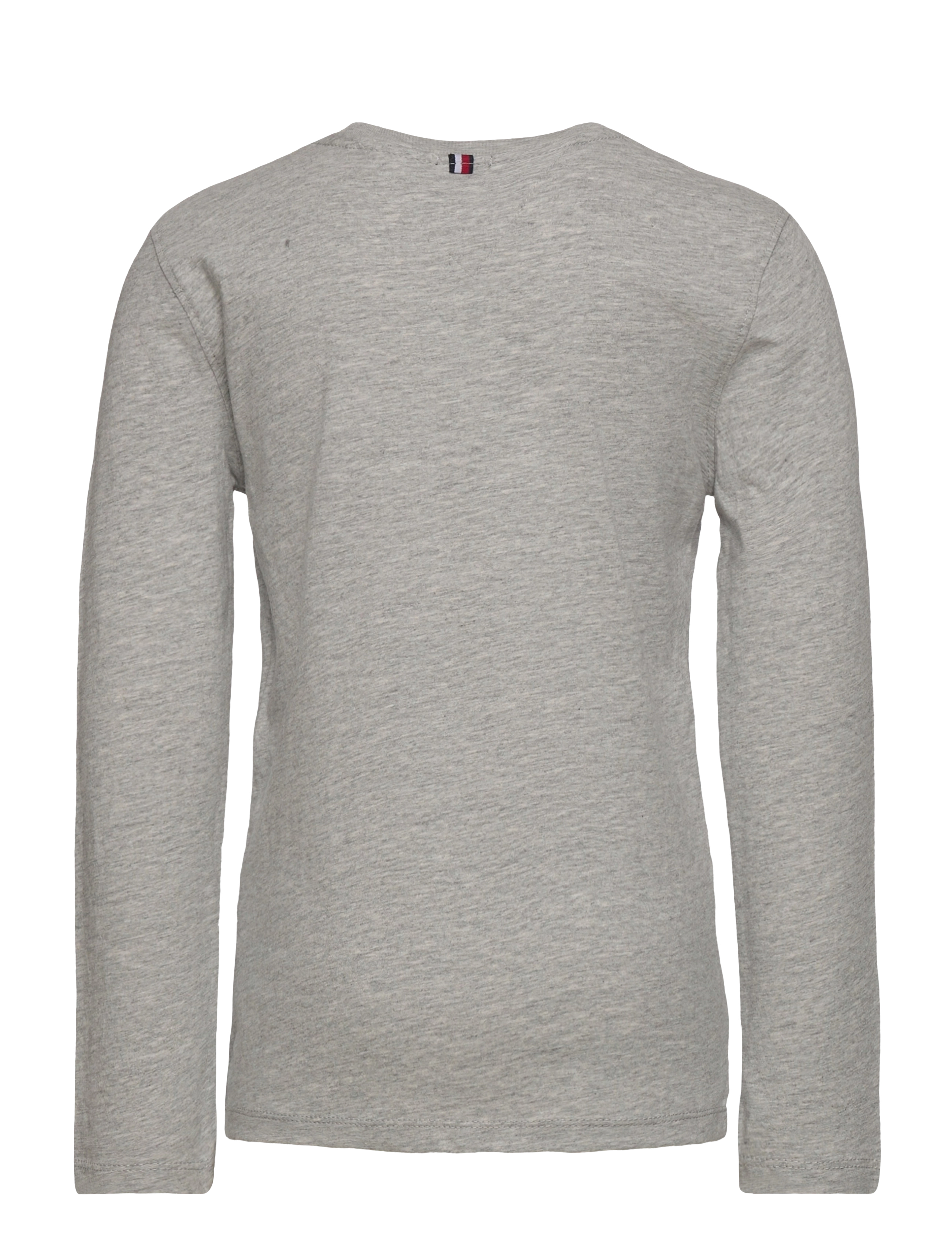 Tommy Hilfiger - BOYS BASIC CN KNIT L/S - long-sleeved t-shirts - grey heather - 1