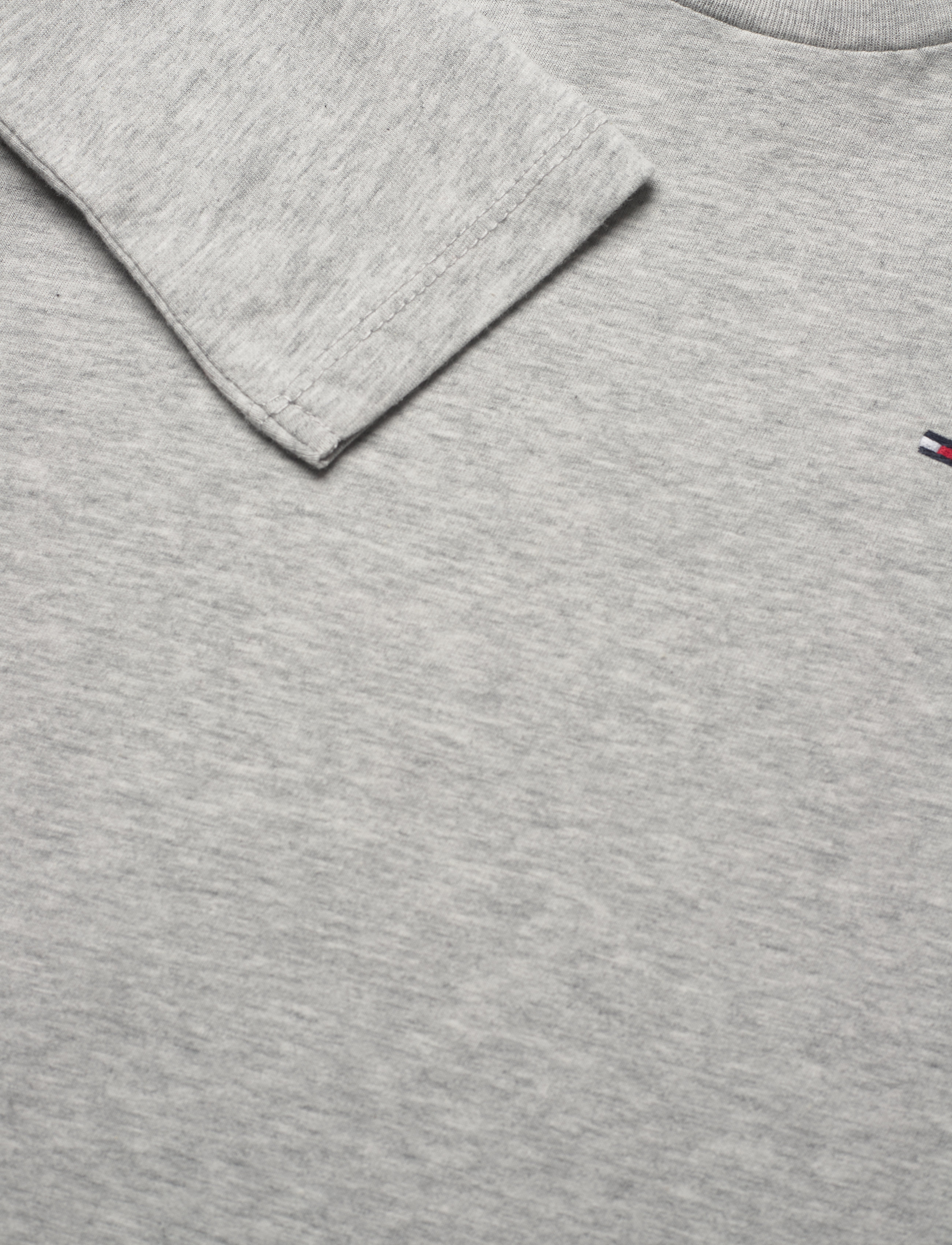 Tommy Hilfiger - BOYS BASIC CN KNIT L/S - long-sleeved t-shirts - grey heather - 2
