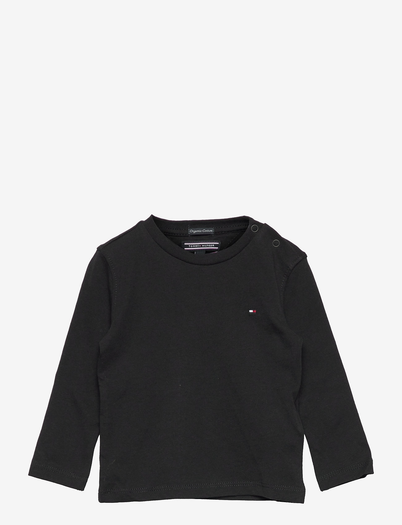 Tommy Hilfiger - BOYS BASIC CN KNIT L/S - långärmade t-shirts - meteorite - 1