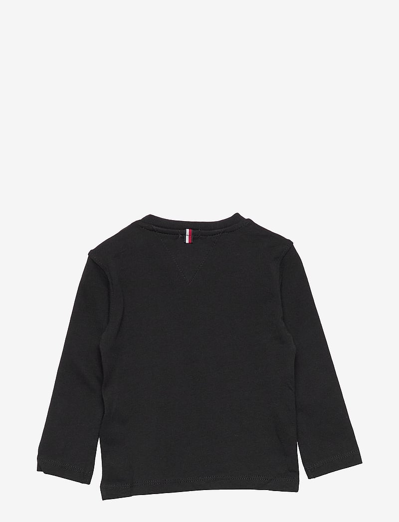 Tommy Hilfiger - BOYS BASIC CN KNIT L/S - långärmade t-shirts - meteorite - 2