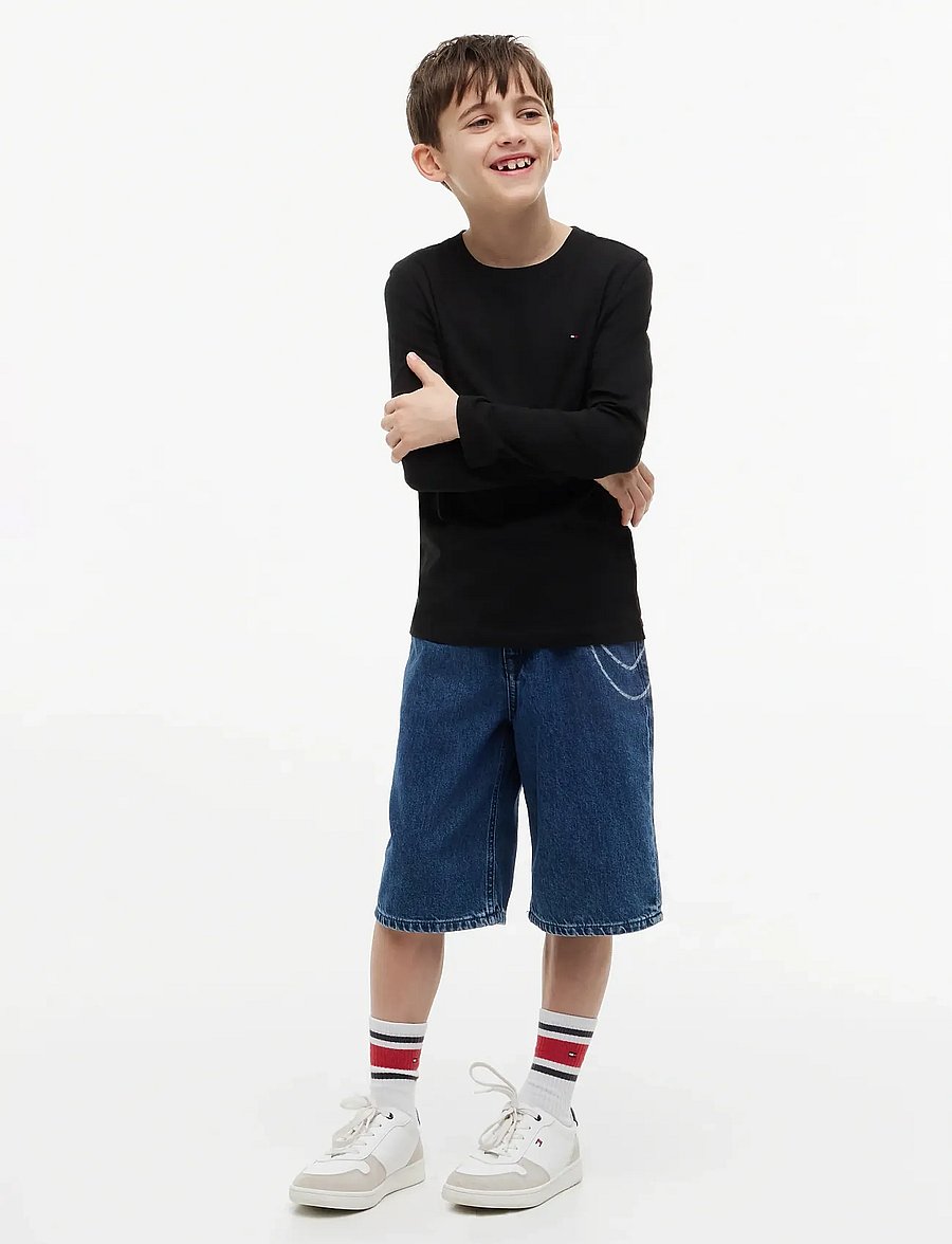 Tommy Hilfiger - BOYS BASIC CN KNIT L/S - langärmelig - meteorite - 5