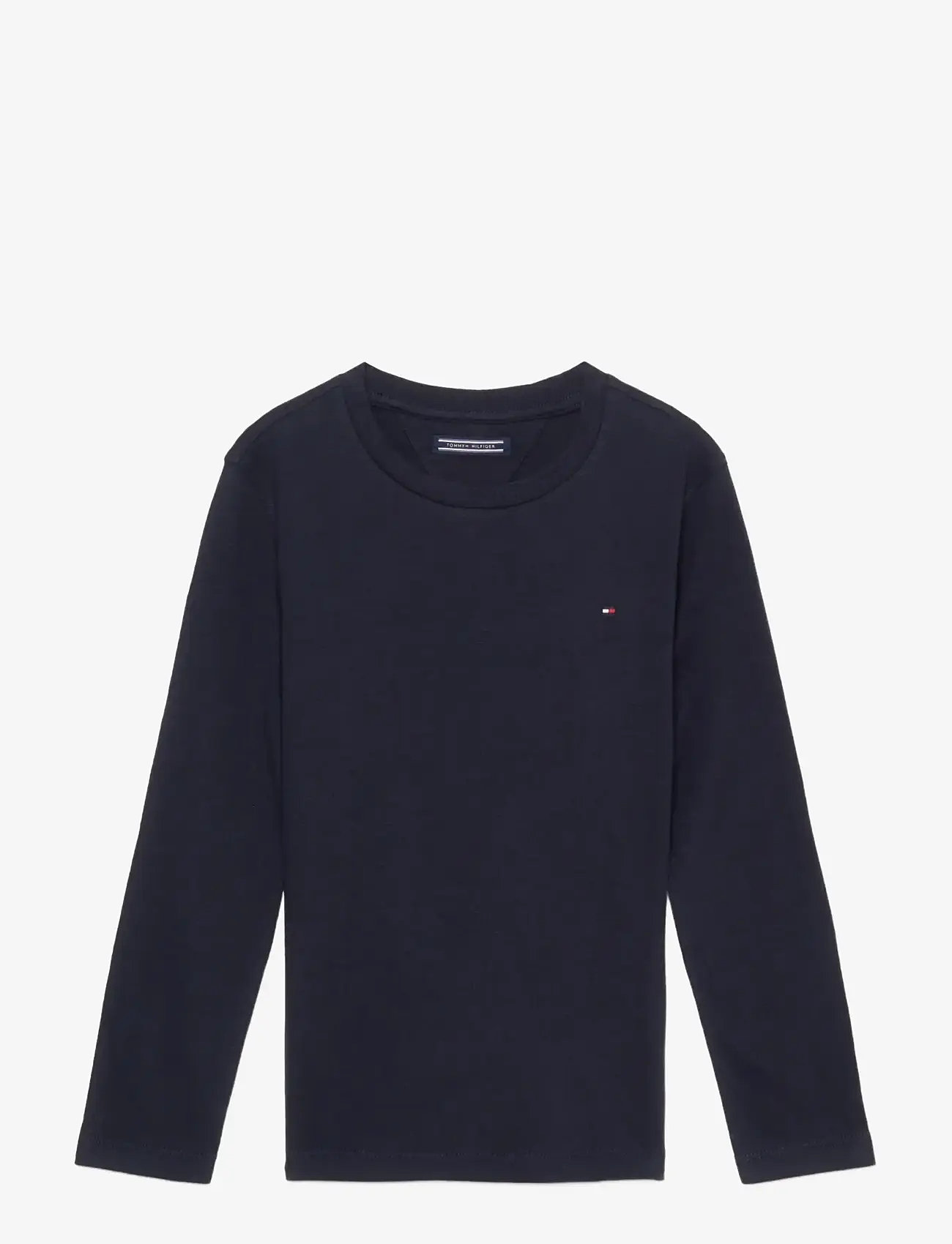 Tommy Hilfiger - BOYS BASIC CN KNIT L/S - langærmede t-shirts - sky captain - 1