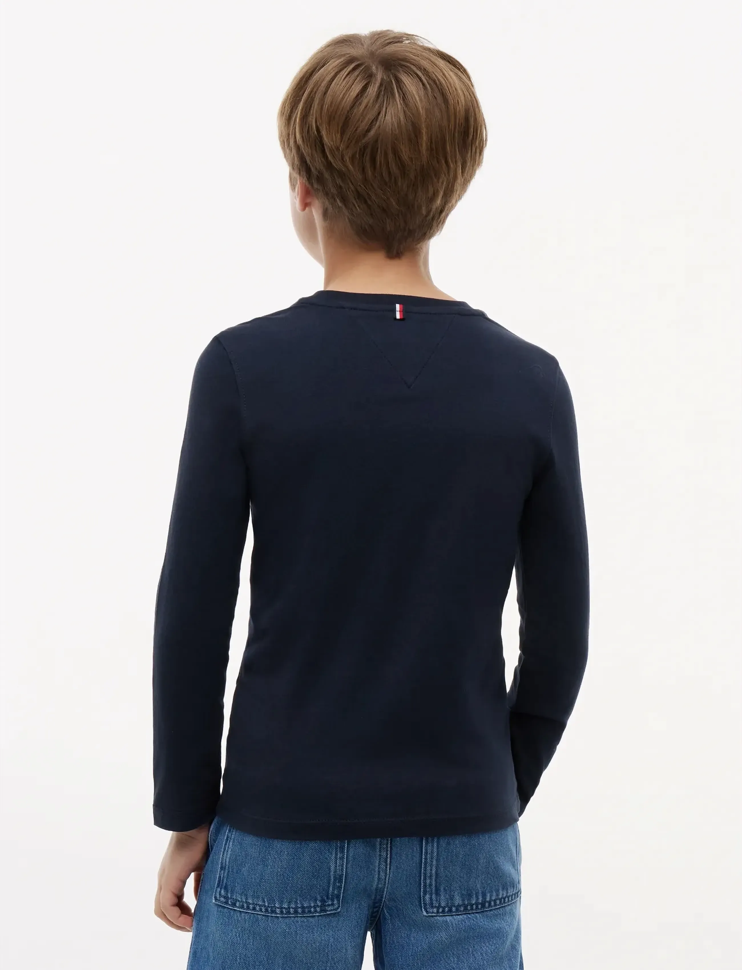 Tommy Hilfiger - BOYS BASIC CN KNIT L/S - t-shirts - sky captain - 2