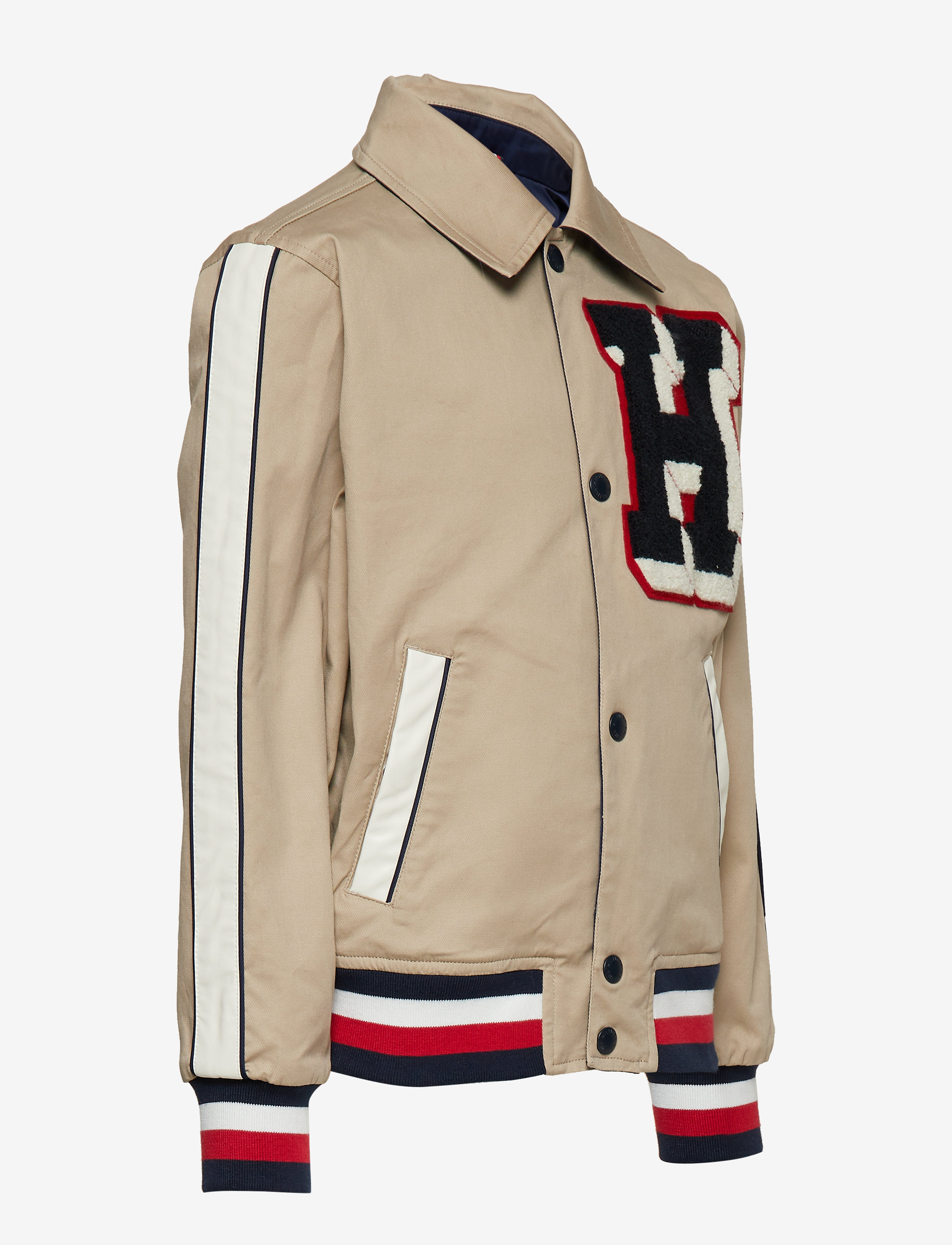 Tommy Hilfiger - LETTERMAN REVERSIBLE JACKET - white pepper - 3