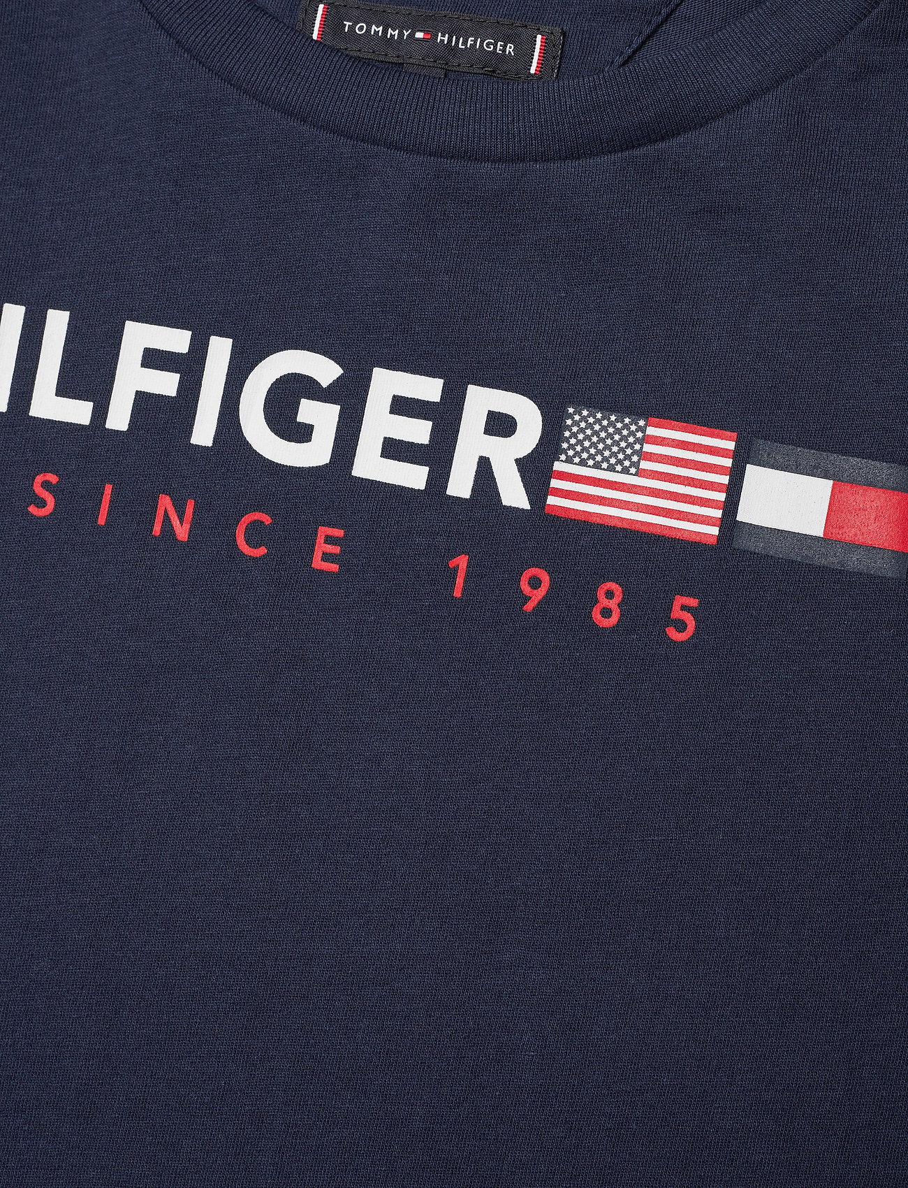 Tommy Hilfiger - FLAGS GRAPHIC TEE L/ - black iris - 2