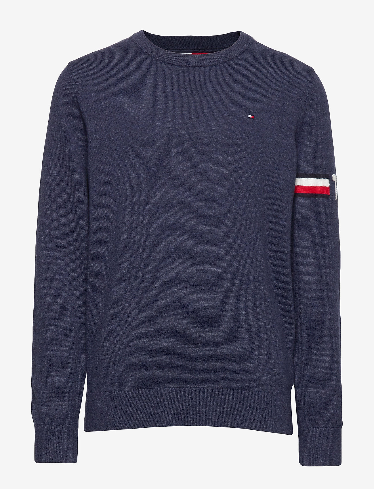 Tommy Hilfiger - ESSENTIAL CTTN/CASHM - black iris htr. - 0