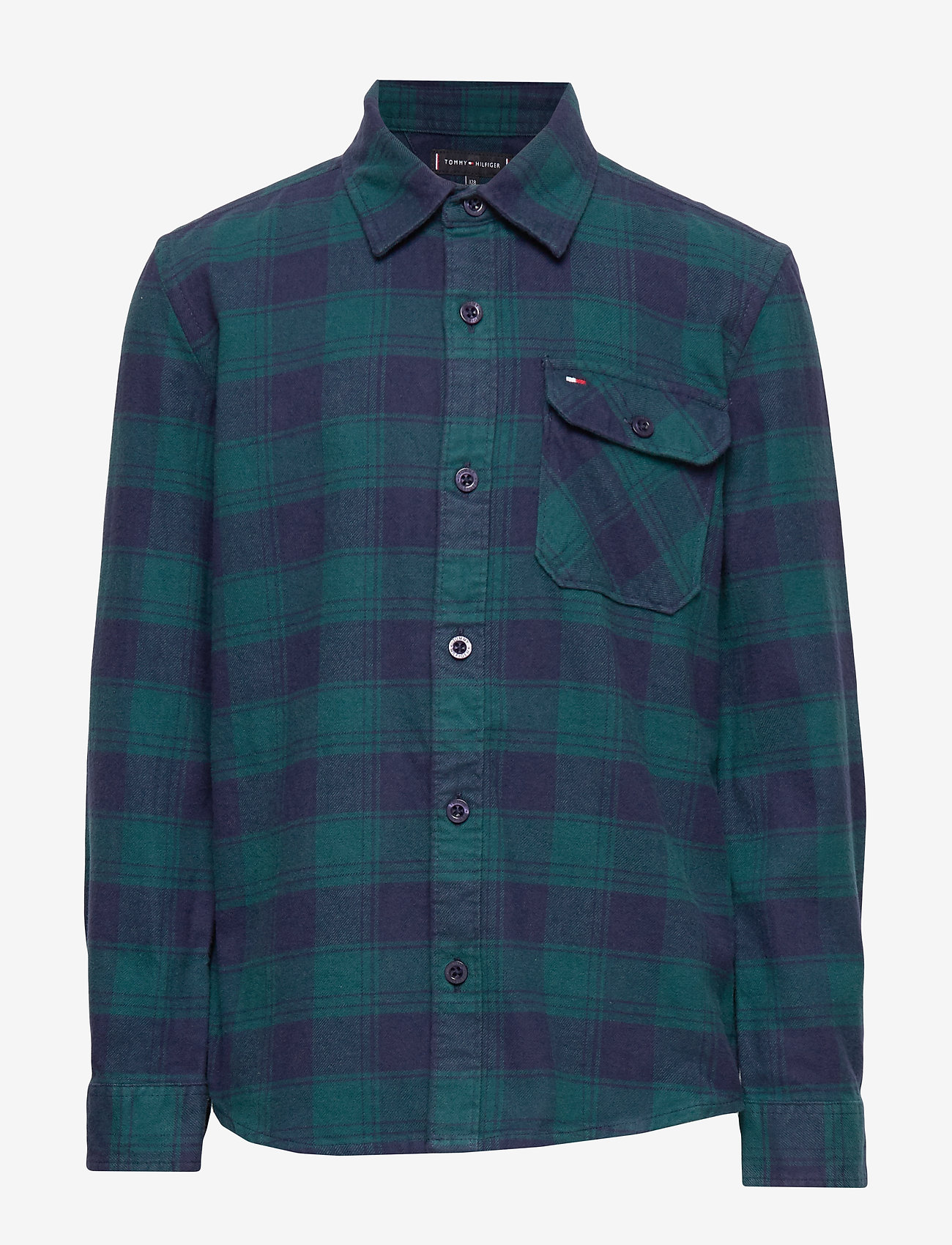 Tommy Hilfiger - TJ DG FLANNEL CHECK, - atlantic deep - 0