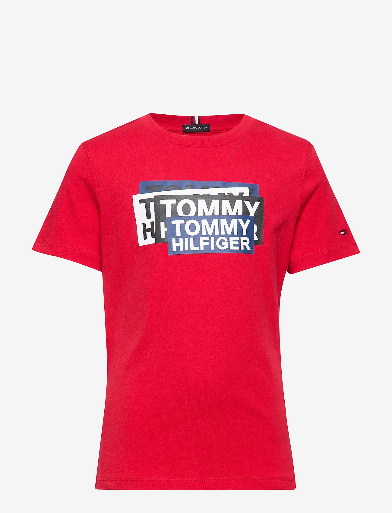 Tommy Hilfiger - STICKER PRINT TEE S/ - formula one - 0