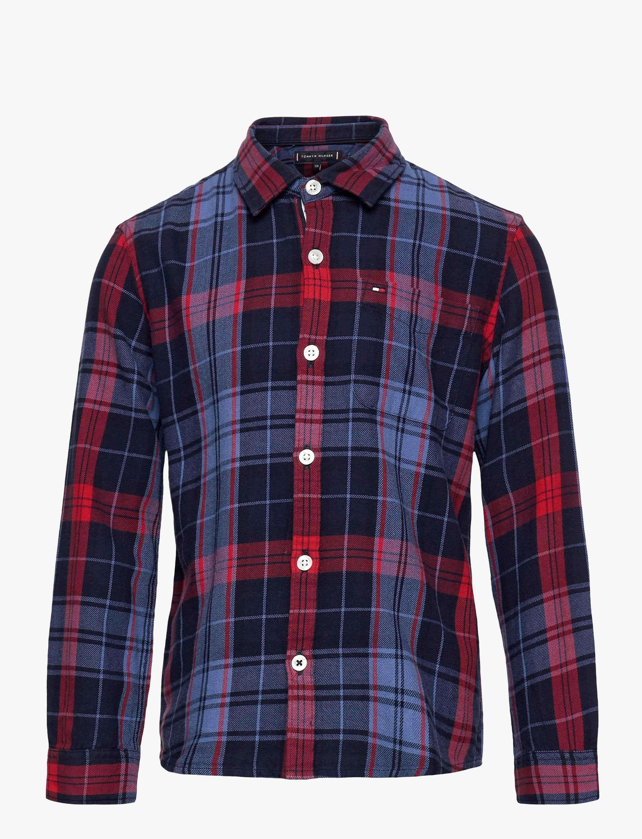 Tommy Hilfiger - CHECKED SHIRT - black iris/multi - 0