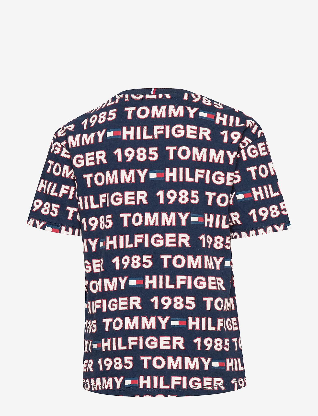 Tommy Hilfiger - AOP TEE S/S - blue allover 02/letters - 1