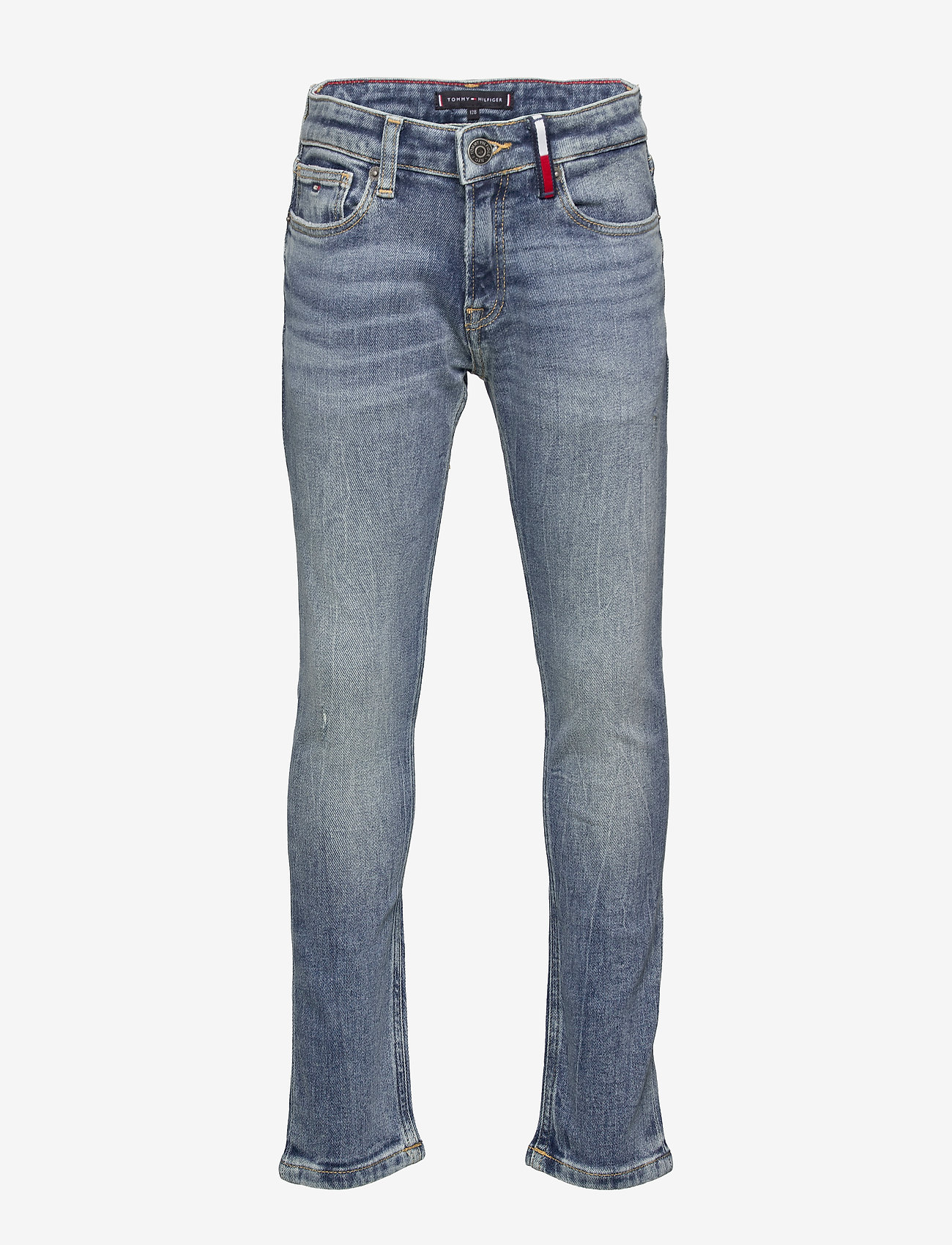 Tommy Hilfiger - STEVE SLIM TAPERED DAZDBST - dazzle destructed blue stretch - 0