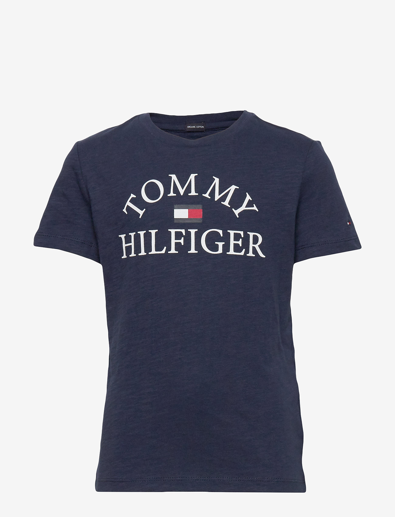 Tommy Hilfiger - ESSENTIAL LOGO TEE S - twilight navy 654-860 - 0