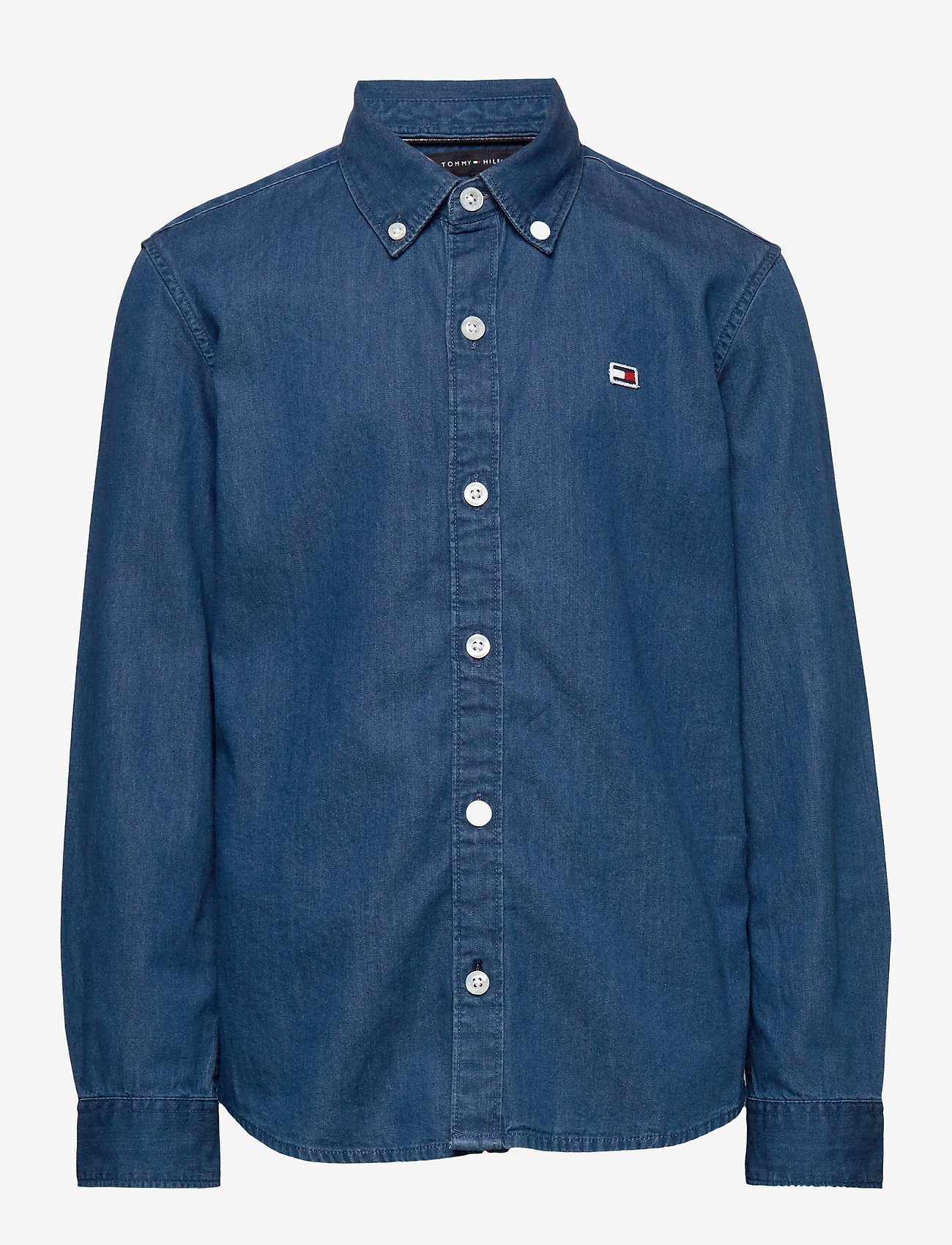 Tommy Hilfiger - DENIM SHIRT L/S - denim dark 01 - 0