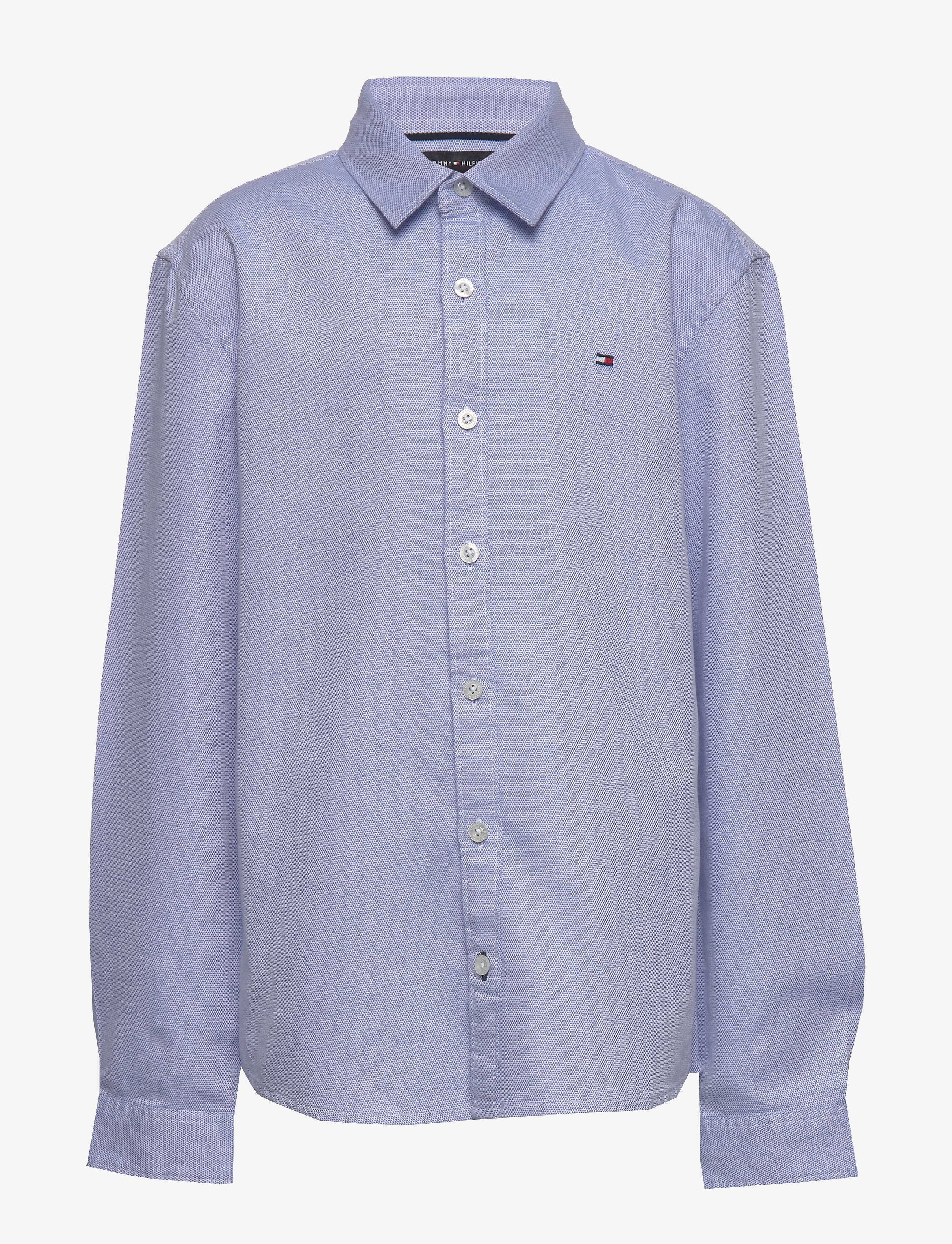 Tommy Hilfiger - STRUCTURED LINEN SHI - regatta/white - 0