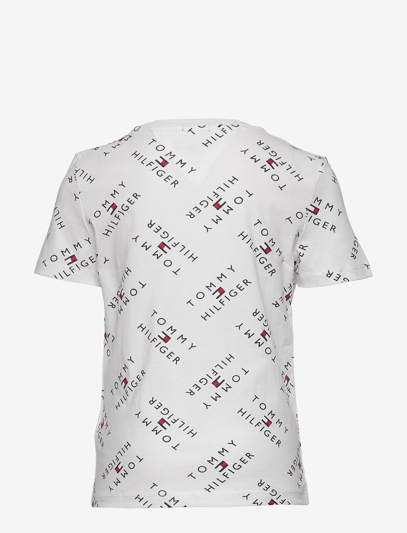 Tommy Hilfiger - AOP TOMMY LOGO TEE S - white - 1
