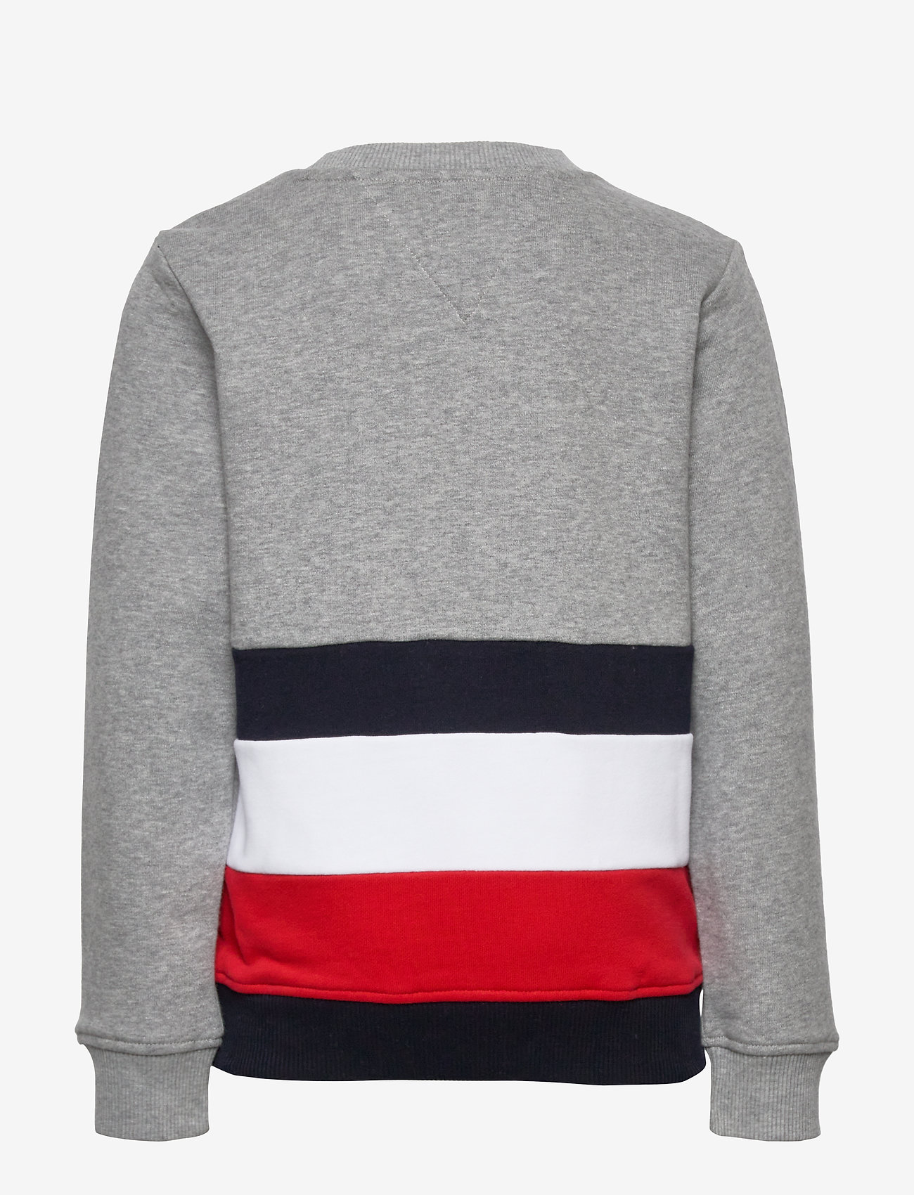 Tommy Hilfiger - GLOBAL STRIPE COLORBLOCK CN - mid grey htr colorblock - 1