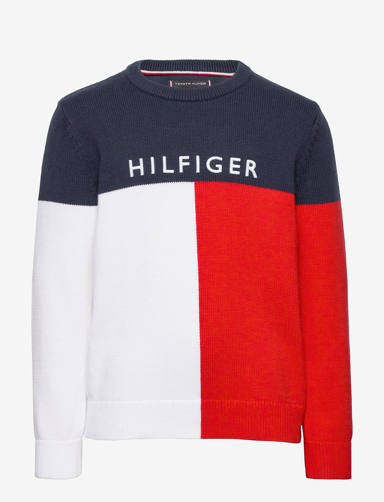 Tommy Hilfiger - HILFIGER COLORBLOCK SWEATER - twilight navy - 0