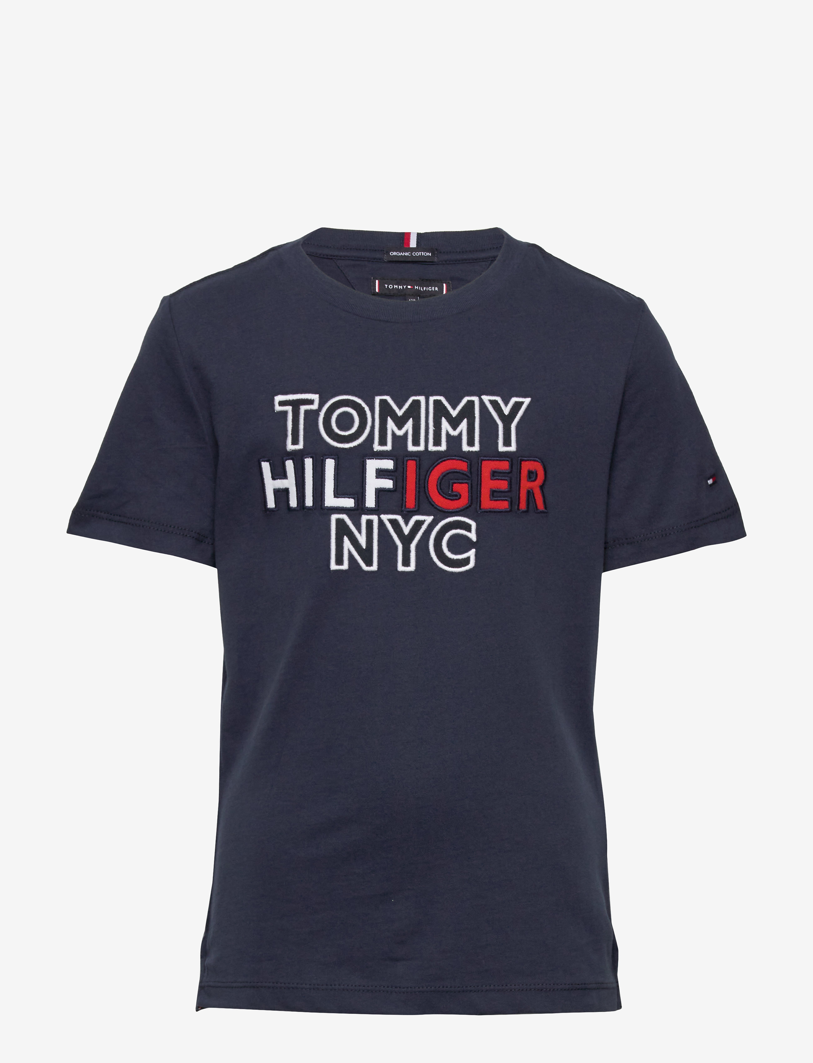 Tommy Hilfiger - TH NYC GRAPHIC TEE S/S - twilight navy - 0