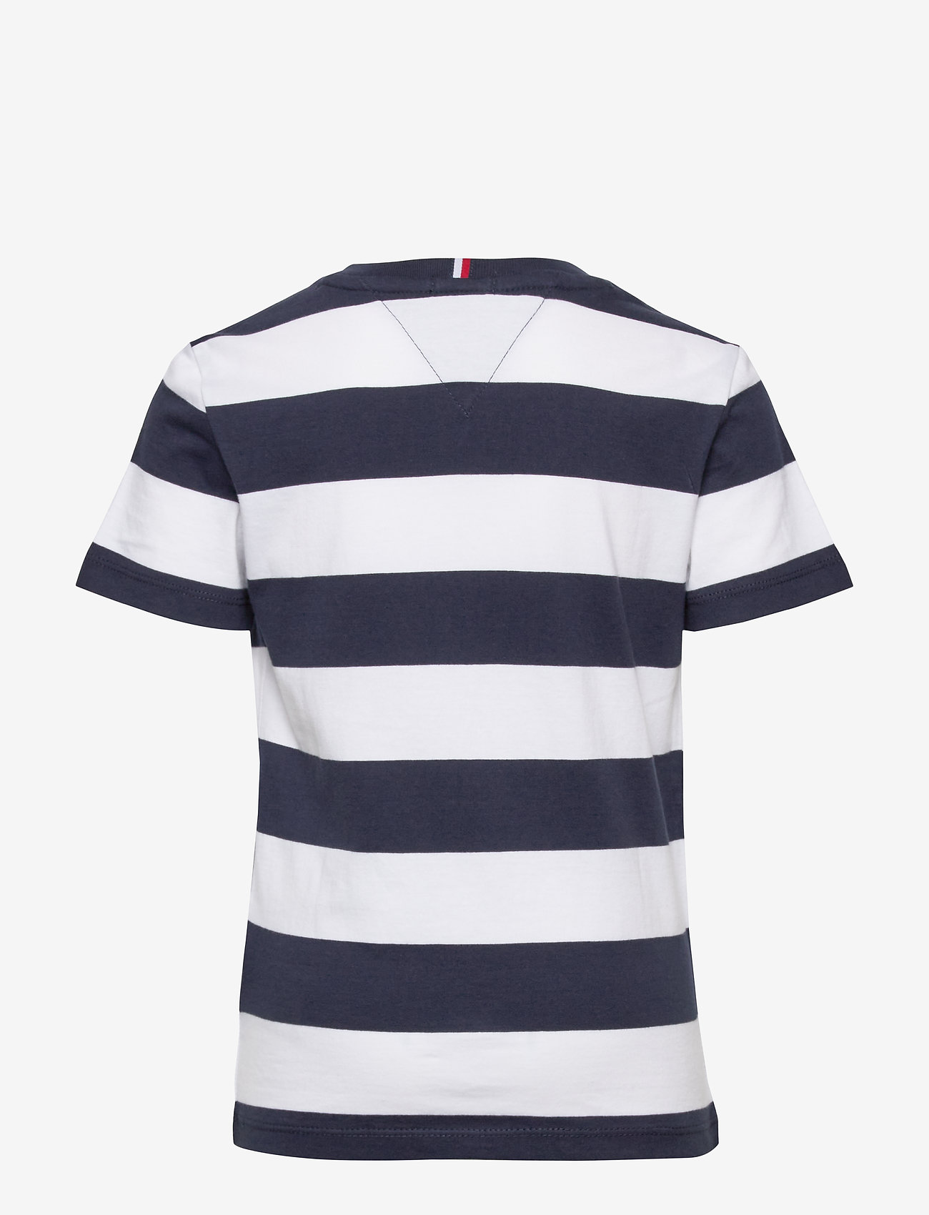 Tommy Hilfiger - RUGBY STRIPE  GRAPHIC TEE S/S - blue stripe 01/twilight navy - 1