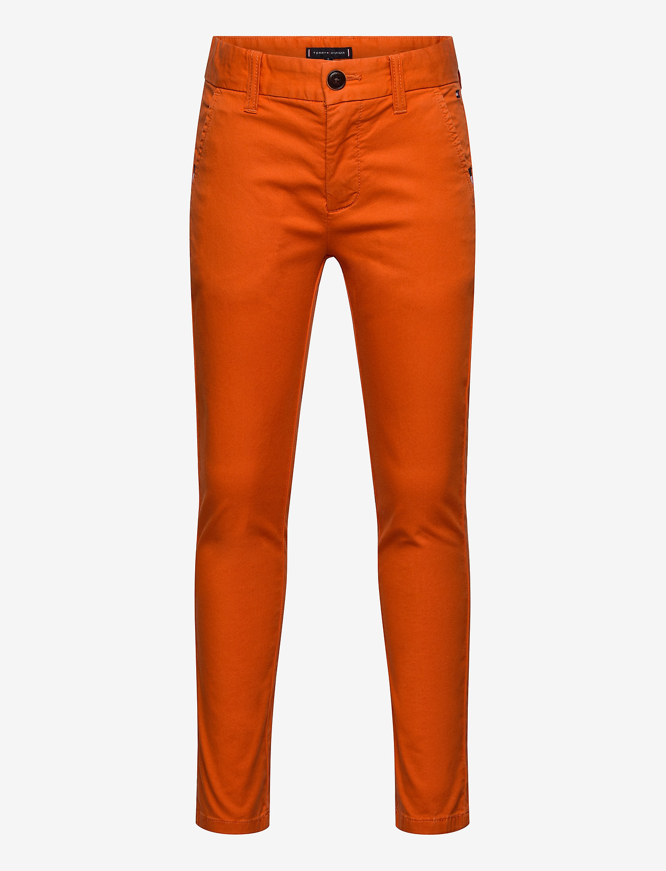 Tommy Hilfiger - ESSENTIAL SLIM CHINO TH FLEX - bonfire orange - 0