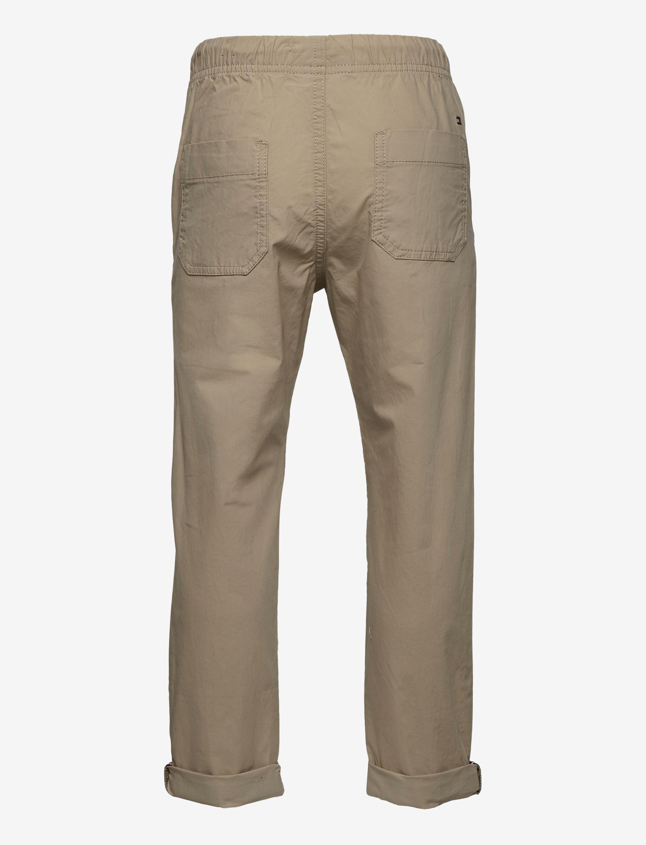 Tommy Hilfiger - STRETCH POPLIN PULL ON PANTS - silt - 1