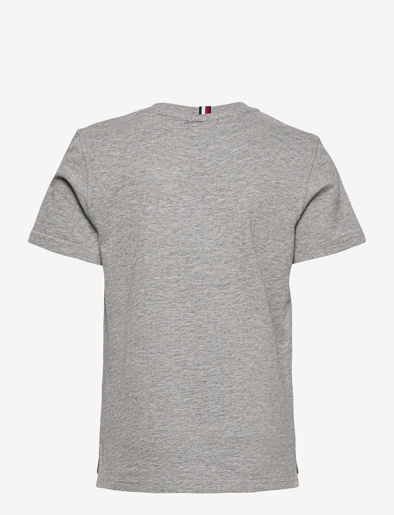Tommy Hilfiger - MIXED CHECK FLAG TEE S/S - mid grey - 1