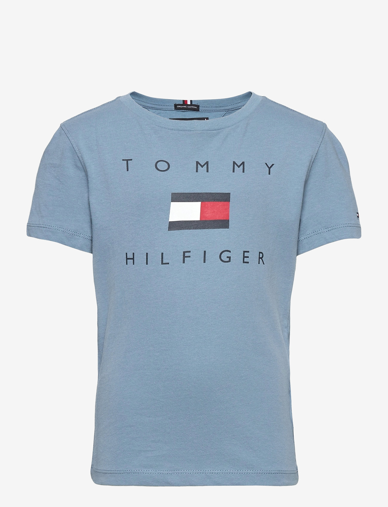 Tommy Hilfiger - TH LOGO TEE S/S - vintage denim - 0
