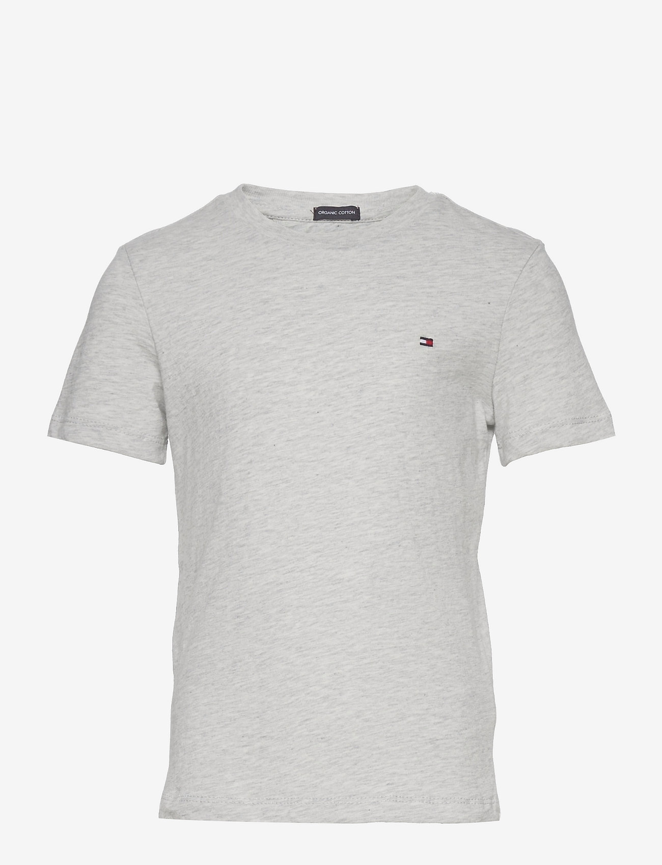 Tommy Hilfiger - ESSENTIAL CTTN S/S TEE - light grey heather - 0